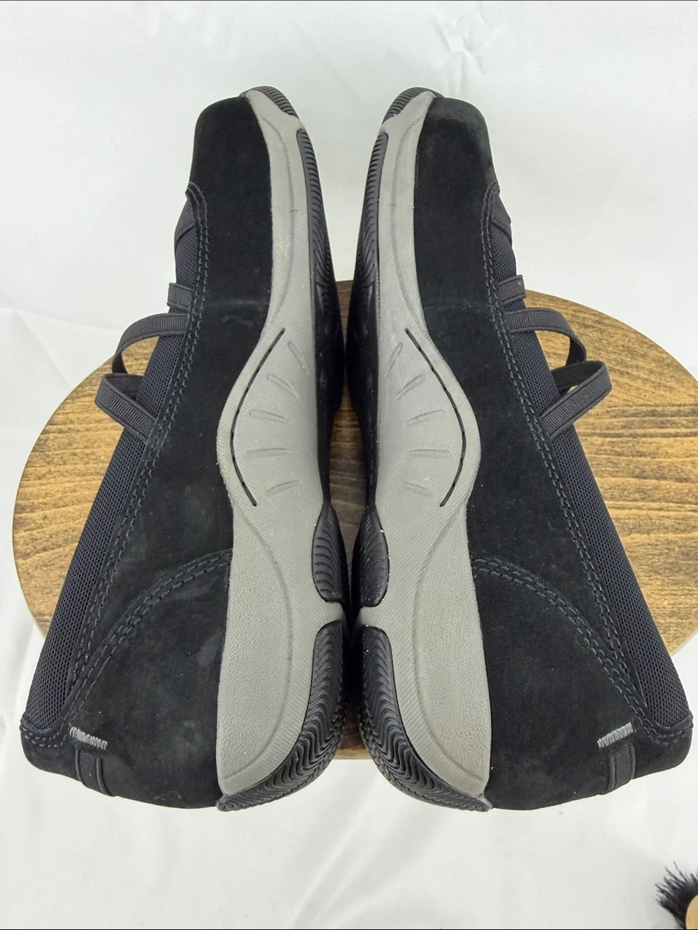 Dansko Womens Harper Slip-on Black Suede Strappy Mary Jane Sneakers, sz 39